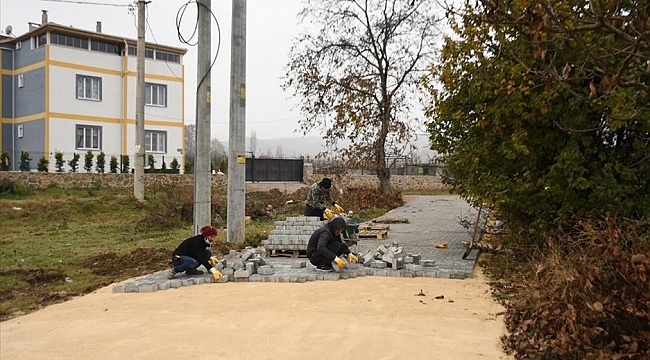 Deydinler'e parke taşı