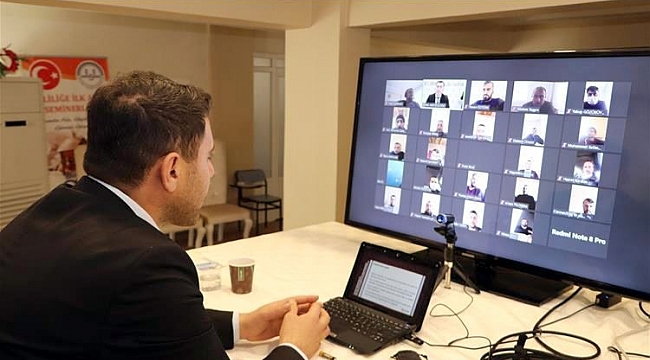 Din görevlilerine online seminer verildi