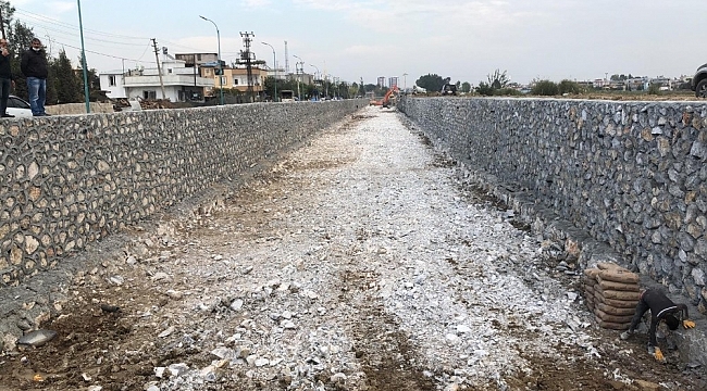 DSİ, Tarsus Nacarlı Deresindeki ıslah çalışmalarının yüzde 70'ini tamamladı