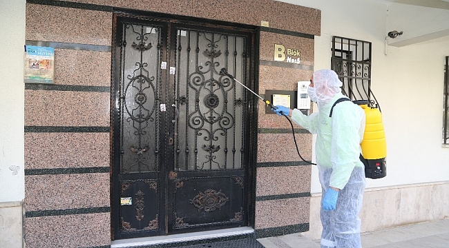 Efeler Belediyesi Kasım ayında bin binayı dezenfekte etti