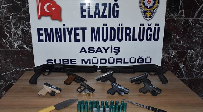 Elazığ'da 143'ü aranan 238 şahıs yakalandı, 61'i tutuklandı