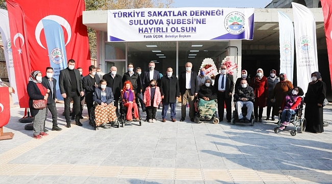 Engelliler dernek binasına Başkan Üçok sayesinde kavuştu