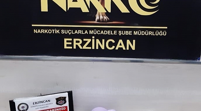 Erzincan'da 466,62 gram bonzai ele geçirildi