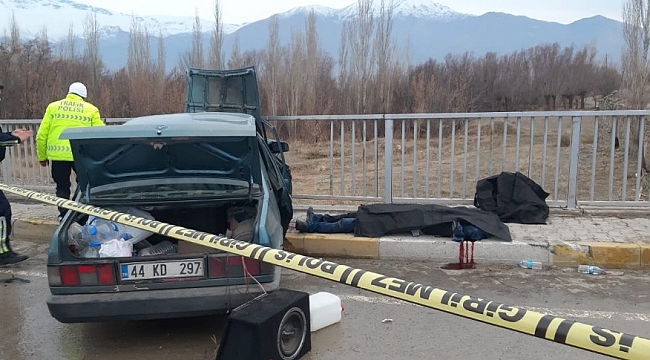 Erzincan'da trafik kazası: 1 ölü, 2 yaralı