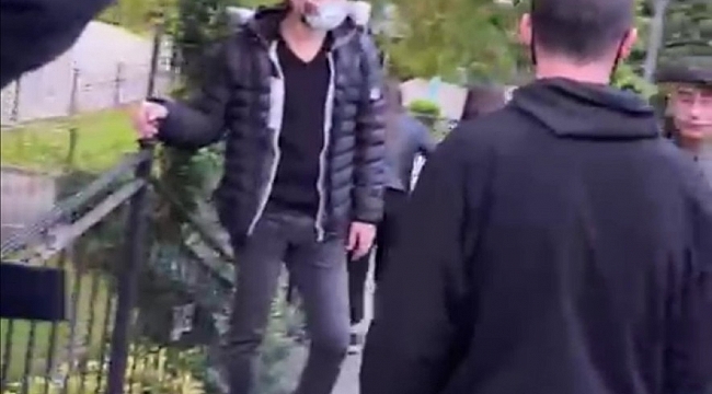 Esenler'de parkta akıl almaz olay