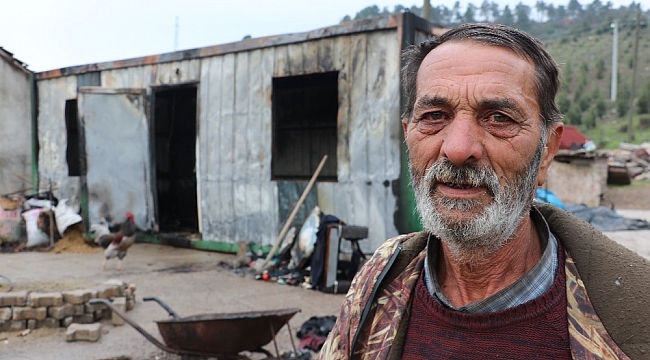 Evi ile birlikte biriktirdiği kefen parası da yanan vatandaş Türkiye'yi ağlattı