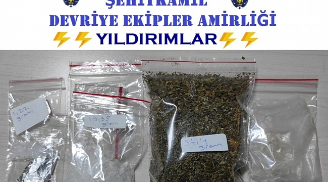 Gaziantep'te huzur operasyonu: 145 kişiye işlem