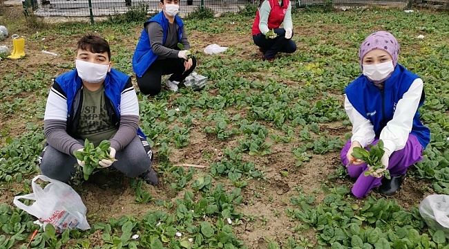 Gençler önce üretti, sonra dağıttı