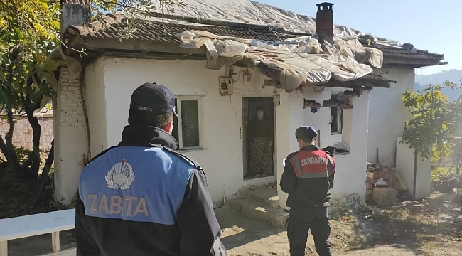 Germencik'te kısıtlamadan muaf olan iş yerleri denetlendi