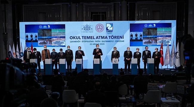 Göktürk'te yeni okulun temelleri atıldı