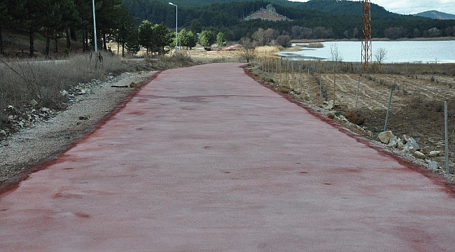 Gölcük Mesire Alanı'na 3 bin metrelik yürüyüş yolu