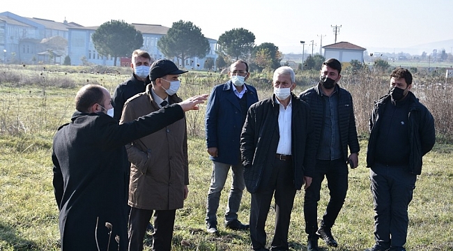Gönen'de fakülte için sondaj çalışmaları başladı
