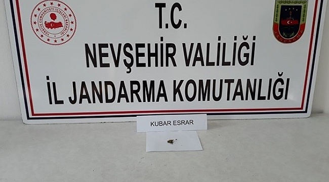 Gülşehir'de uyuşturucudan 1 kişi yakalandı