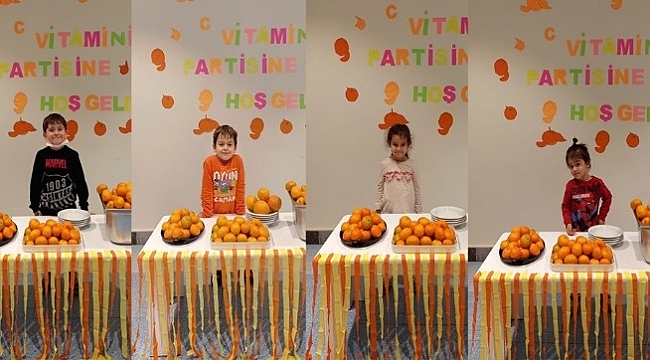 Gündüz Çocuk Bakımevi'nde C vitamini partisi