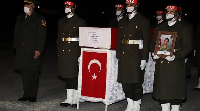 Hakkari şehidi Güler için tören düzenlendi