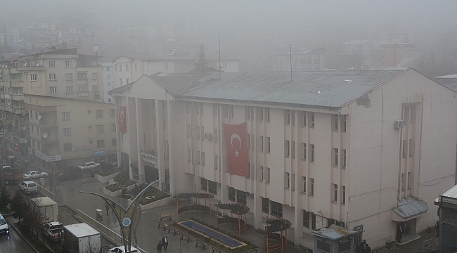 Hakkari'de yağmur ve sis etkili oldu
