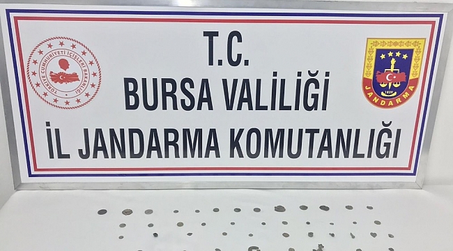 Harmancık'ta tarihi eser kaçakçılarına darbe
