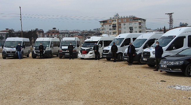 Hataylı servisçiler, 300 araçlık filoyu filyasyon ekibine tahsis etti