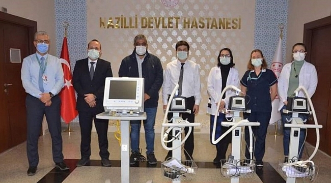 Hayırsever iş insanlarından Nazilli Devlet Hastanesi'ne tıbbı cihaz bağışı