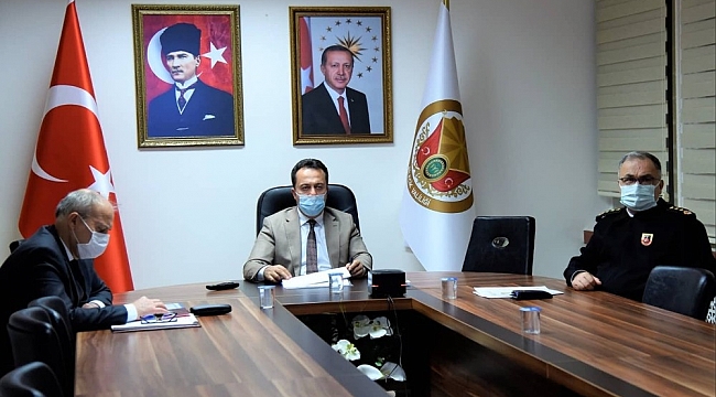 İçişleri Bakanı Süleyman Soylu ile video konferans yöntemiyle görüştüler