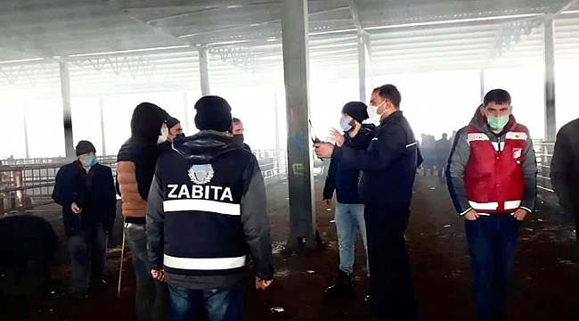 Iğdır'da korona virüs denetimleri devam ediyor