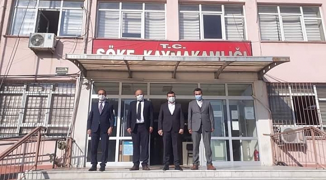 İlçe Kaymakamları, Söke Kaymakamı Zeybek ile görüştü