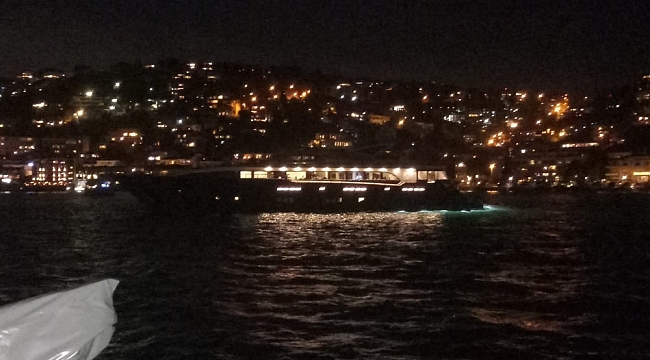 İstanbul Boğazı'nda kaçak yılbaşı eğlencesine polis baskını