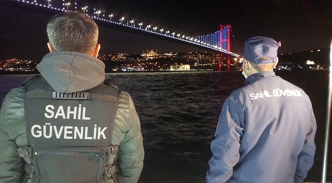 İstanbul Boğazı'nda ve Haliç'te yılbaşı denetimi