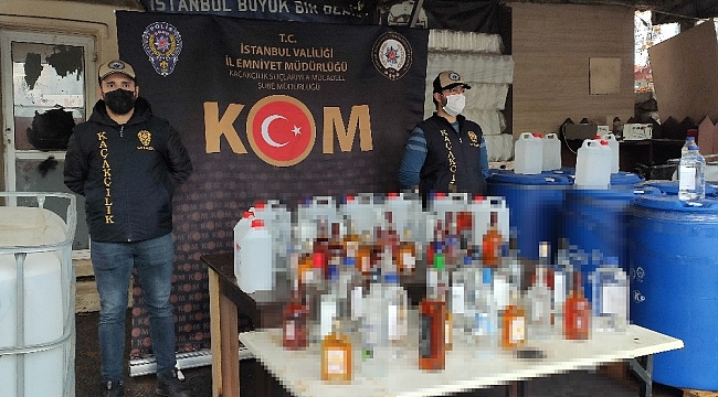 İstanbul merkezli operasyonda 88 ton sahte içki ele geçirildi