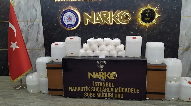 İstanbul'da dev uyuşturucu operasyonu: Rekor miktarda metamfetamin ele geçirildi