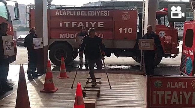 İtfaiyeden "Engel olmayın yeter" klibi