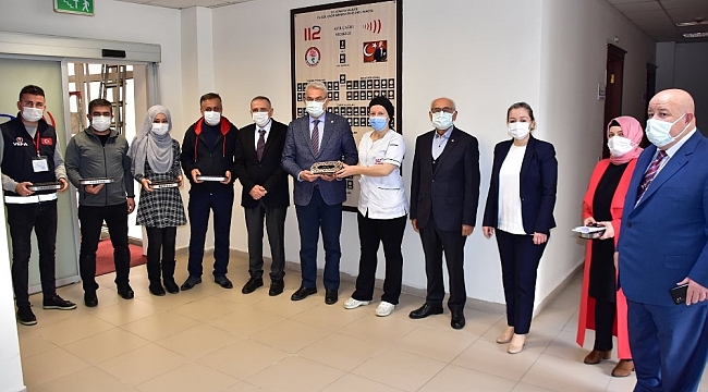 ITSO'dan 112 acil çağrı merkezi ve vefa destek ekibine teşekkür