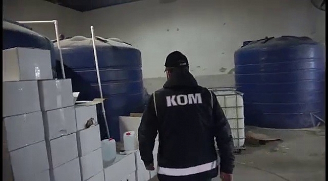 İzmir'de yılbaşı öncesi sahte içki operasyonu