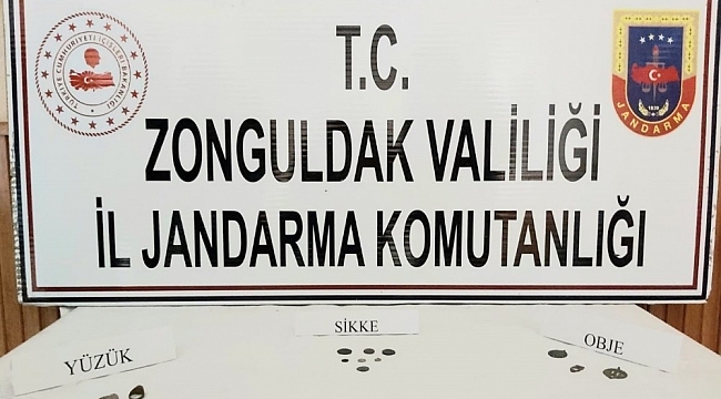 Jandarmadan kaçak kazı operasyonu: Tarihi eserler ele geçirildi