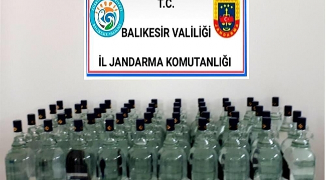 Kaçak etil alkol ele geçirildi