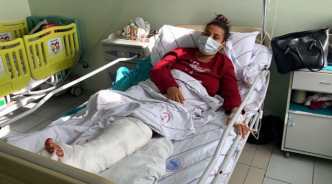 Kanalizasyon çukuruna düşen hamile kadın dehşet anlarını anlattı
