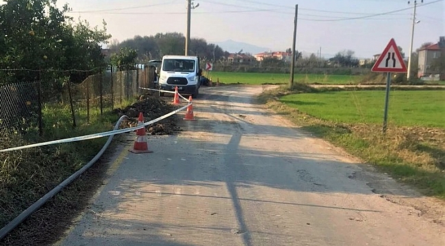 Kapukargın Mahallesi Kanalbaşı Mevkiinde İçme Suyu Hattını Yenileniyor