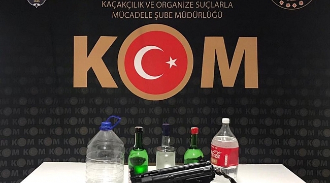 Karabük'te sahte alkol operasyonu: 1 gözaltı