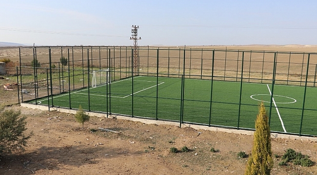 Karaköprü kırsalında spor tesisleri artıyor