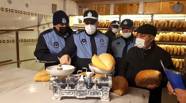 Kars'ta zabıta ekipleri fırınları denetledi