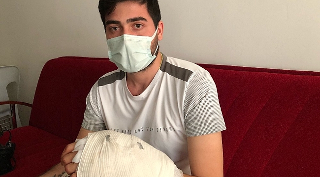 Kayınpeder dehşeti kamerada