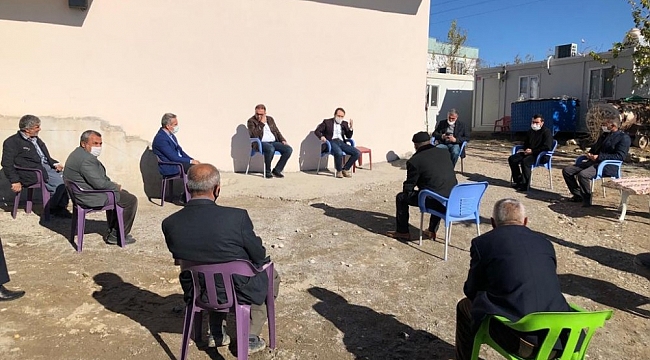 Kaymakam Alemderoğlu köylerin sorunlarını yerinde tespit ediyor
