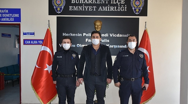 Kaymakam Ülkü'den İlçe Emniyet Amirliği'ne ziyaret
