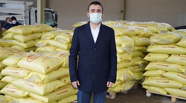 Kestel Belediyesi'nden selzede çiftçilere gübre desteği