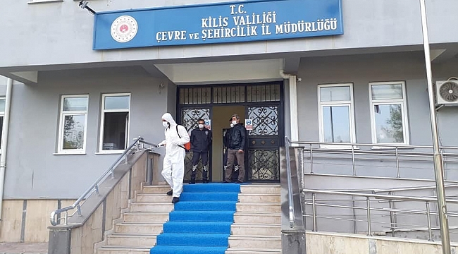 Kilis'te Dezenfekte çalışmaları sürüyor