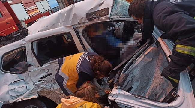 Kırklareli'nde feci kaza: 2 ölü, 1 yaralı