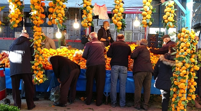 Kısıtlama öncesi Sinoplular pazara akın etti