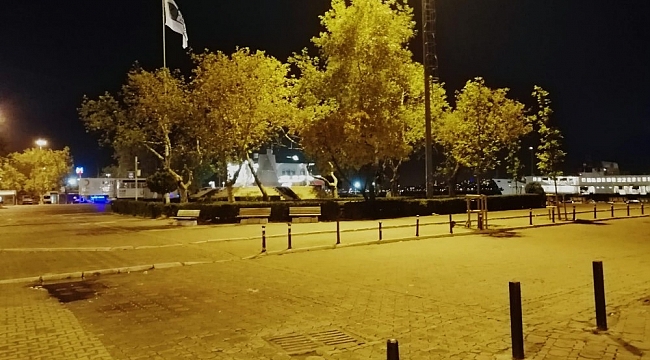 Kısıtlamanın başlamasıyla birlikte mega kente sessizlik çöktü