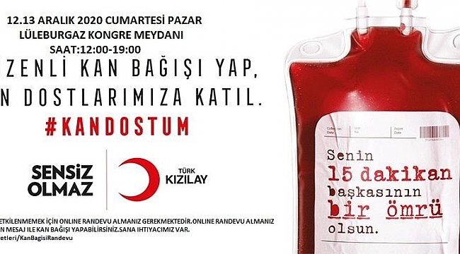 Kızılay bağışçılarını bekliyor