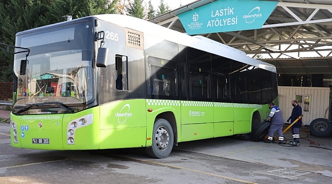 Kocaeli'de halk otobüsleri kışa hazır